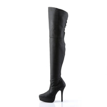Cargar imagen en el visor de la galería, Botas Devious INDULGE-3011 Negro Piel (p)
