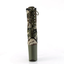 Load image into Gallery viewer, Tacones Pleaser INFINITY-1020CAMO Verde Camo Fabric
