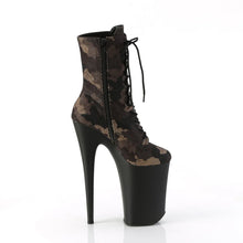 Load image into Gallery viewer, Tacones Pleaser INFINITY-1020CM Verde Camo Negro
