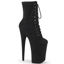 Load image into Gallery viewer, Tacones Pleaser INFINITY-1020FS Negro Faux Suede
