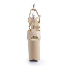 Load image into Gallery viewer, Pleaser INFINITY-924 Heels - Beige Faux Leather / Beige Matte
