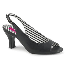 Load image into Gallery viewer, Tacones Pleaser Pink Label JENNA-02 Negro Piel Sintética
