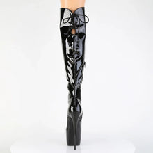 Load image into Gallery viewer, Tacones Pleaser JUBILANT-3012 Negro Str. Charol

