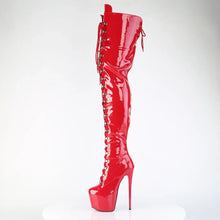 Load image into Gallery viewer, Tacones Pleaser JUBILANT-4012 Rojo Str. Charol
