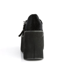 Load image into Gallery viewer, Zapatos con plataforma Demonia KERA-10 Negro Velvet
