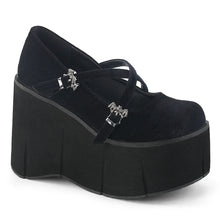 Load image into Gallery viewer, Zapatos con plataforma Demonia KERA-10 Negro Velvet
