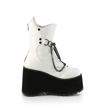 Load image into Gallery viewer, Botines Demonia KERA-130 Blanco Piel vegana
