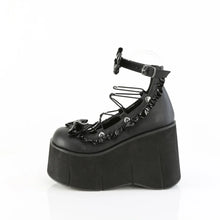Load image into Gallery viewer, Zapatos con plataforma Demonia KERA-18 Negro Piel vegana
