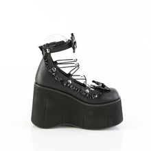 Load image into Gallery viewer, Zapatos con plataforma Demonia KERA-18 Negro Piel vegana
