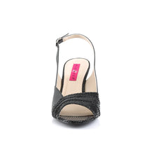 Load image into Gallery viewer, Tacones Pleaser Pink Label KIMBERLY-01SP Negro Piel Sintética
