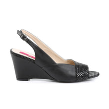 Load image into Gallery viewer, Tacones Pleaser Pink Label KIMBERLY-01SP Negro Piel Sintética
