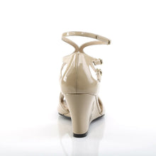 Load image into Gallery viewer, Tacones Pleaser Pink Label KIMBERLY-04 Crema Charol
