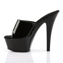 Cargar imagen en el visor de la galería, Tacones Pleaser KISS-201 Negro Charol
