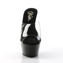 Cargar imagen en el visor de la galería, Tacones Pleaser KISS-201 Transparente Negro
