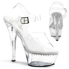 Cargar imagen en el visor de la galería, Tacones Pleaser KISS-208LS Transparente
