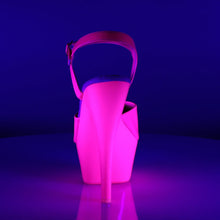 Cargar imagen en el visor de la galería, Tacones Pleaser KISS-209UV Neon H. Rosa

