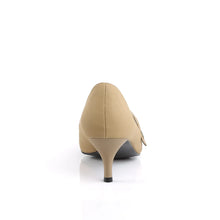 Load image into Gallery viewer, Tacones Pleaser Pink Label KITTEN-03 Taupe Nubuck

