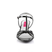 Load image into Gallery viewer, Tacones Pleaser Pink Label KITTEN-06 Negro Charol
