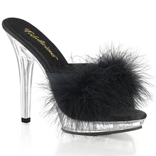 Carregar imagem no visualizador da galeria, Tacones Fabulicious LIP-101-8 Negro Satin Fur
