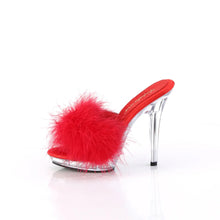 Cargar imagen en el visor de la galería, Tacones Fabulicious LIP-101-8 Rojo Satin Fur
