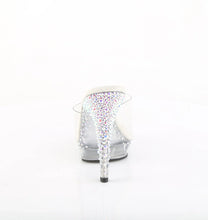 Cargar imagen en el visor de la galería, Tacones Fabulicious LIP-101CAS Transparente Plata
