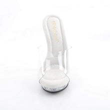 Load image into Gallery viewer, Fabulicious LIP-101RSI Heels - Clear / Silver AB Rhinestones
