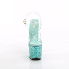 Load image into Gallery viewer, Tacones Pleaser LOVESICK-708SG Transparente Aguamarina Iridescent
