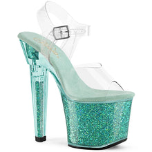 Load image into Gallery viewer, Tacones Pleaser LOVESICK-708SG Transparente Aguamarina Iridescent
