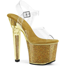 Load image into Gallery viewer, Tacones Pleaser LOVESICK-708SG Transparente Dorado Iridescent
