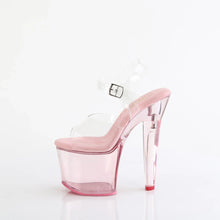 Load image into Gallery viewer, Tacones Pleaser LOVESICK-708T Transparente B. Rosa
