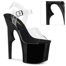 Carregar imagem no visualizador da galeria, Tacones Pleaser LOVETHORN-708 Transparente Negro
