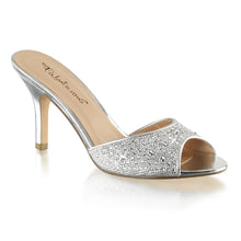 Cargar imagen en el visor de la galería, Tacones Fabulicious LUCY-01 Plata Purpurina Fabric

