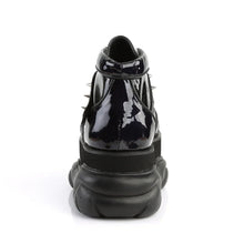Load image into Gallery viewer, Zapatos con plataforma Demonia NEPTUNE-100 Negro Glitter-Plata/Piel vegana
