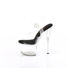 Load image into Gallery viewer, Tacones Pleaser PASSION-708 Transparente Negro
