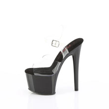 Load image into Gallery viewer, Tacones Pleaser PASSION-708 Transparente Negro
