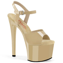 Load image into Gallery viewer, Tacones Pleaser PASSION-709 Crema Charol
