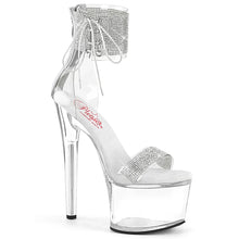 Load image into Gallery viewer, Tacones Pleaser PASSION-727RS Transparente Plata
