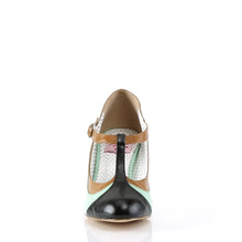 Load image into Gallery viewer, Tacones Pin Up Couture PEACH-03 Mint Piel Sintética

