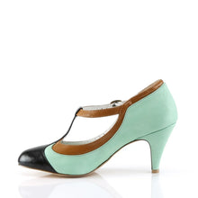 Load image into Gallery viewer, Tacones Pin Up Couture PEACH-03 Mint Piel Sintética
