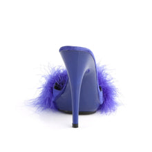 Carregar imagem no visualizador da galeria, Tacones Fabulicious POISE-501F Azul Satin Marabou
