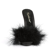 Carregar imagem no visualizador da galeria, Tacones Fabulicious POISE-501F Negro Satin Marabou
