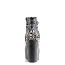 Load image into Gallery viewer, Botines Demonia POISON-101 Negro Piel vegana
