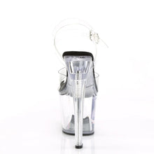 Load image into Gallery viewer, Tacones Pleaser RADIANT-708 Transparente Negro

