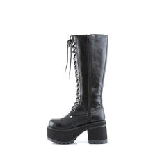 Load image into Gallery viewer, Zapatos con plataforma Demonia RANGER-302 Negro Piel vegana
