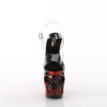 Carregar imagem no visualizador da galeria, Tacones Pleaser RAPTURE-808-LT Transparente Satin Rojo
