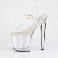 Load image into Gallery viewer, Tacones Pleaser RAZZLE-808 Transparente
