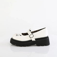 Load image into Gallery viewer, Zapatos con plataforma Demonia RENEGADE-56 Blanco Piel vegana
