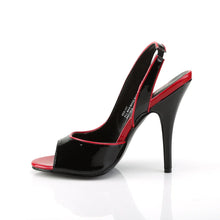 Carregar imagem no visualizador da galeria, Tacones Pleaser SEDUCE-117 Negro Rojo Charol
