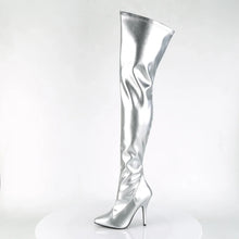 Carregar imagem no visualizador da galeria, Tacones Pleaser SEDUCE-3000 Plata Str Piel
