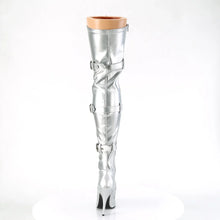 Carregar imagem no visualizador da galeria, Tacones Pleaser SEDUCE-3028 Plata Str Pu
